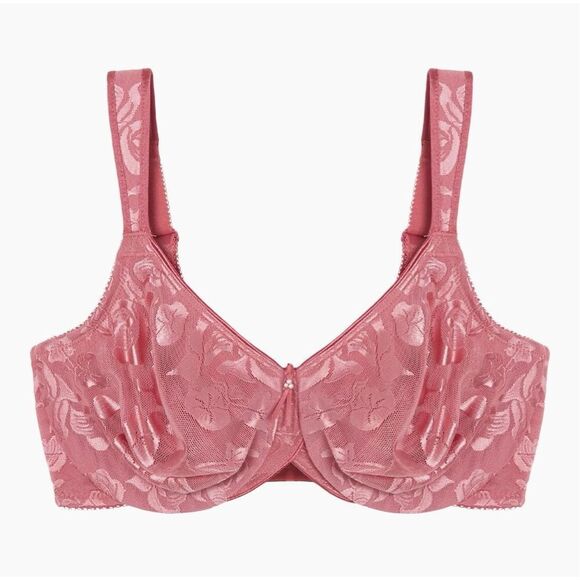 WACOAL NWT Awareness Full Figure Seamless PINK Underwire Bra 34DDD